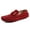 Red, variant on Big Size Men's Casual Loafers Slip On Leather Shoes Comfortable Lightweight Driving Shoes Male Moccasins Classic Penny Loafer Flats Boat Shoes Outdoor Walking Shoes