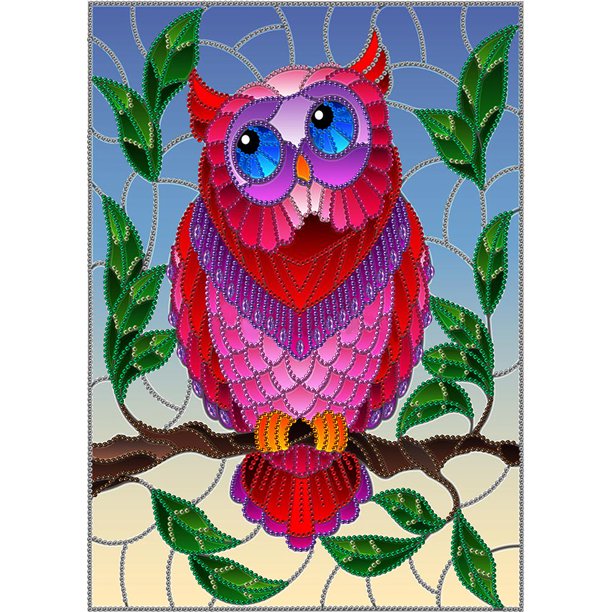 Wdftyju DIY 5D pieza de mosaico taladro forma especial rama búho hogar resina dibujo de diamantes de imitación Wdftyju 5gx2ug9md4fm4gs6