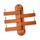 thumbnail image 5 of Perchero de pared con 5 brazos giratorios y plegables, de madera, ahorra espacio. Madera de cereza, 5 of 9