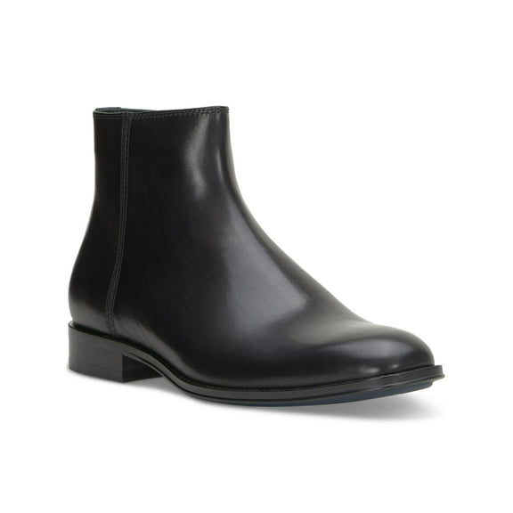 VINCE CAMUTO Mens Brown Padded Firat Round Toe Block Heel Zip-Up Leather Dress Boots Shoes 12 M