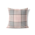 thumbnail image 2 of Christopher's Plaid Pink Throw Pillow, 2 of 4