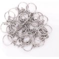 thumbnail image 4 of Llaveros divididos CHAO con cadena de metal plateado 100 piezas, 4 of 5