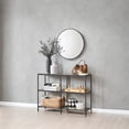 thumbnail image 4 of Console Table Console Table Console Table With Storage 39.4 Inch Console Table Metal Frame Console Table Thin Console Table Entryway With Shelves, 4 of 6