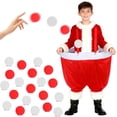 thumbnail image 1 of Karjiaja Papá Noel Pants, juego de lanzar bolas de nieve con 20 bolas, 60 cm, 1 of 6