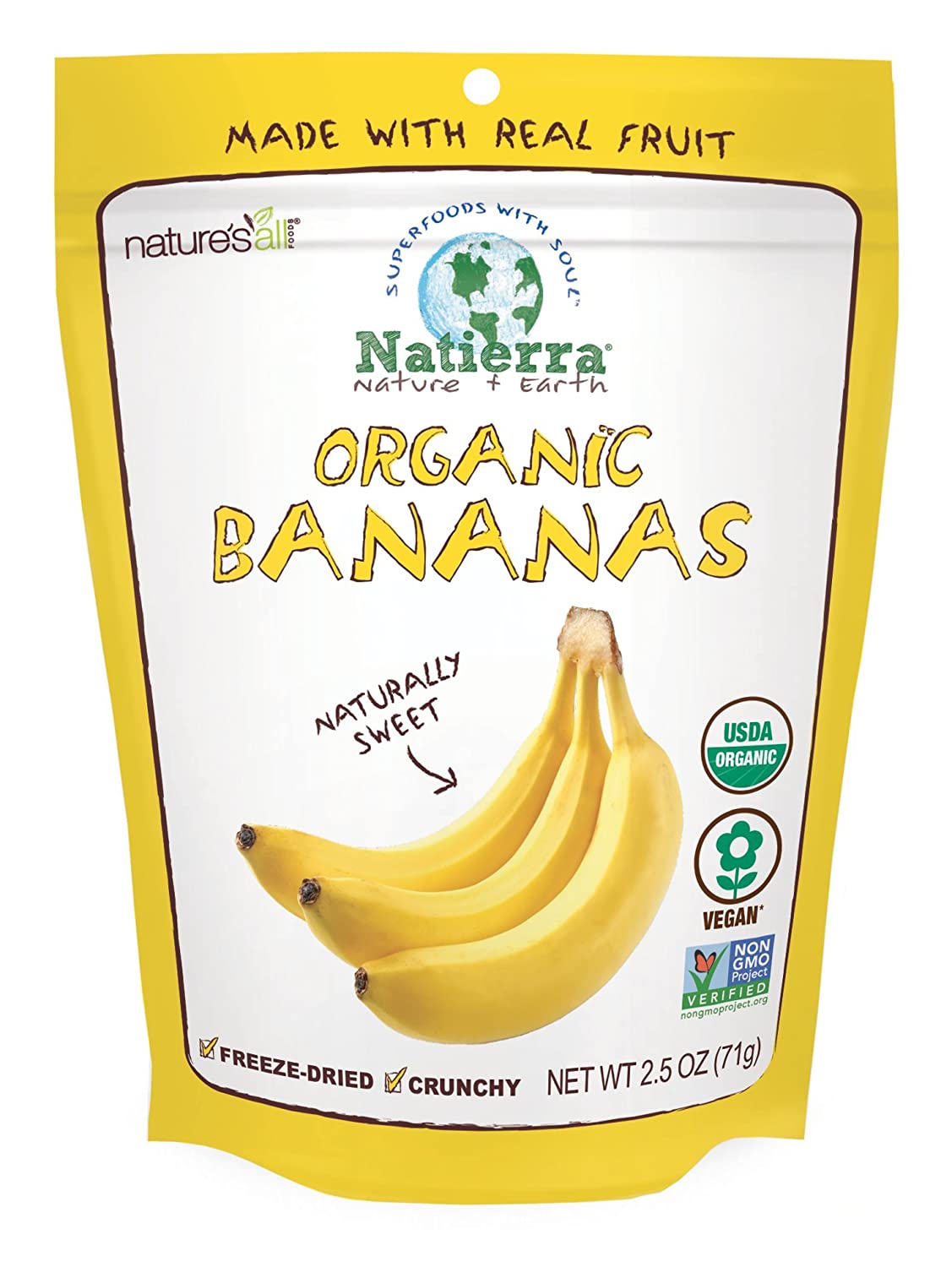 (12 Pack) Organic NonGMO Frozen Bananas