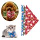 thumbnail image 5 of sweethay Bufanda Triangular Universal para mascotas, lavable, portátil, para decoración del cuello, toallas, pañuelo decorativo para caminar Ropa para mascotas Azul, 5 of 6