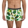 thumbnail image 2 of Goofa Green Avocado Printed Men's Boxer Briefs Underwear, Moisture-Wicking Underwear, Trunk,Soft and Breathable Cotton Underwear-Large, 2 of 9