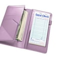 thumbnail image 4 of WIRESTER 4.7 x 9 Inch Server Book for Waitress, Waiter Wallet with Zipper Pocket & Magnetic Closure, Restaurant Waitstaff Organizer – 2 Tone Purple Butterfly, 4 of 6