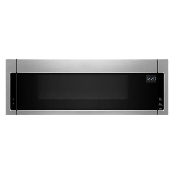 Whirlpool Hotte Micro-Ondes Combinée Profil Bas de 1,1 Pi3 au-Dessus de la Cuisinière - Acier Inoxydable 400 Pi3/min