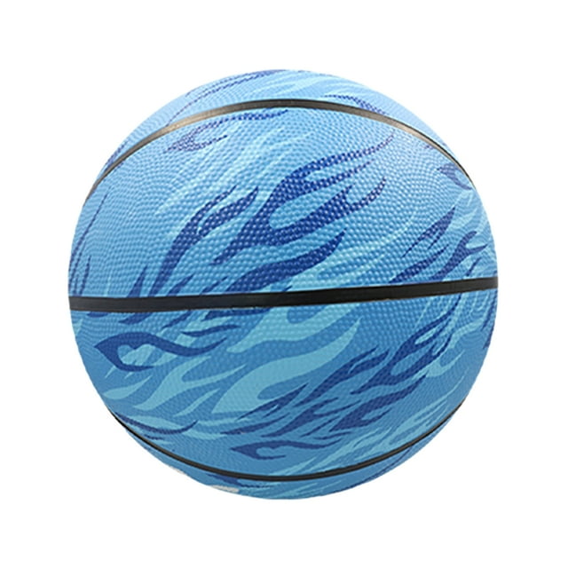 Decodeary Non-toxic And Odorless Training Basketball For Safe Play Elastic Kids Basketball Blue- size 7 1Set