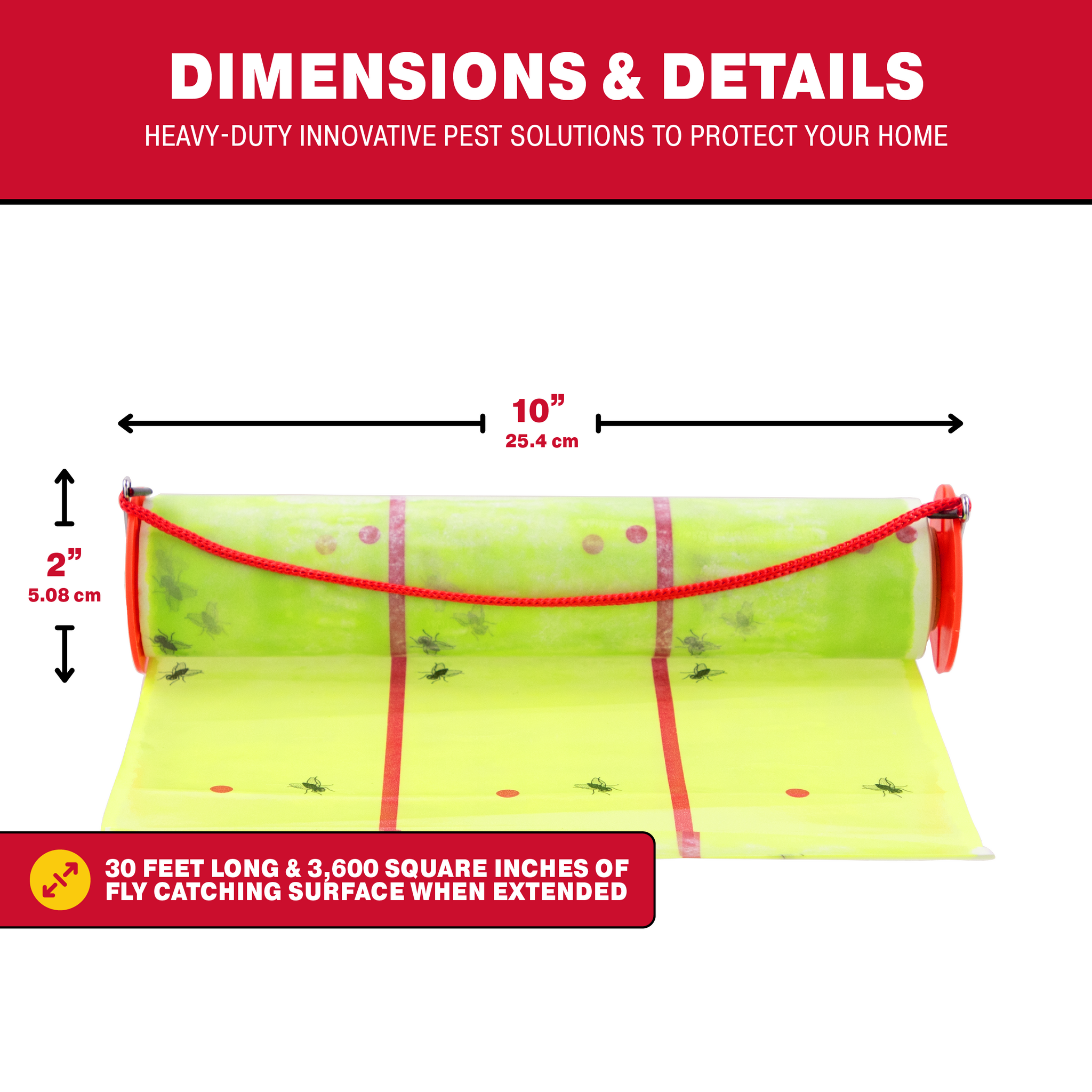 Catchmaster Giant Fly Paper Glue Trap 3-Pack photo 3