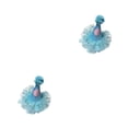 thumbnail image 1 of Methold Sombrero de gato Corbata de gatito Suministros para mascotas Diseño de encaje Traje de fiesta Forma linda Regalo dulce Tamaño libre Sombrero azul/Corbata azul 2piezas, 1 of 6