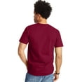 thumbnail image 4 of Hanes Beefy-T Unisex Short Sleeve T-Shirt Cardinal S, 4 of 6