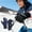 Dark Blue2, variant on Waterproof Heated Gloves for Men&Women,USB Gloves with Touchscreen Fingers,Anti- Cold Weather Work Gloves for Outdoor Cycling, Driving and Winter Sports - Windproof Thermal Hand Warmers
