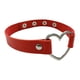 thumbnail image 4 of Gargantilla, gargantilla punk para mujer, moda, cadena punk con forma de corazón, elegante. Rojo, 4 of 9