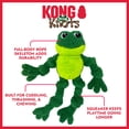 thumbnail image 2 of KONG® Knots Squeaker Dog Toy, Frog, Large/Extra Large, 2 of 5