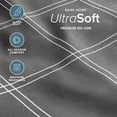 thumbnail image 4 of Bare Home Ultra-Soft Sheet Set - Premium 1800 Collection - Deep Pockets - 4-Pieces - Queen, Modern Plaid - Gray/White, 4 of 8