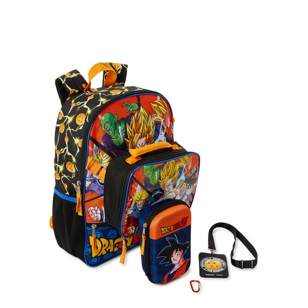 Reason Colonel throw dust in eyes Dragon Ball Z Kids' Backpack with Lunch Bag 4-Piece Set Multi-Color -  Walmart.com