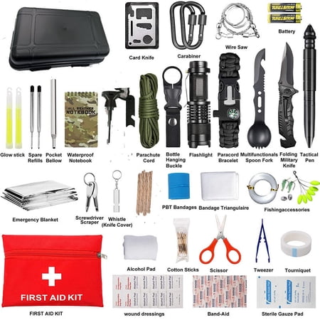Kit De Survie D'Urgence SOS - Premiers Secours Randonnée Camping