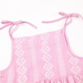 thumbnail image 5 of Odeerbi Summer Tank Dress For Girls Toddler Kids Baby Seaside Beach Dress Sling Skirt Floral Skirt Pink, 5 of 6