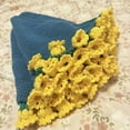 thumbnail image 3 of Opvise DIY Crochet Blanket Kit with Ultra-Soft Machine Washable Yarn, All-Season Lightweight Flower Design, Home Decor Gift Idea, 3 of 8