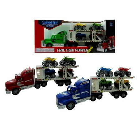The Best Express Trailer Truck Children's Kid's Friction Power Toy Truck Ready To
