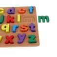 thumbnail image 2 of kurtrusly Wooden Jigsaw Puzzle Board Kids/Baby Cognitive Toy Lowercase Letters, 2 of 8