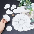 thumbnail image 3 of 88 Pcs Flower Shape Paper Quilting Templates Handmade English Paper Piecing Trapezoid, 3 of 6