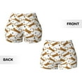 thumbnail image 6 of Yiaed Leopard Print Print Women's Athletic Shorts Running Shorts Sporty Short High Waisted Elastic Workout Shorts for Yoga Gym Running & Sports -Medium, 6 of 8