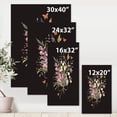 thumbnail image 4 of Designart ' Ancient Floral Summer Wildflowers Arrangement ' Traditional Canvas Wall Art Print, 4 of 4