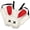 White, variant on Y2K Fuzzy Bunny Backpack Women Plush Rabbit Ear Rucksack Casual Travel Daypack