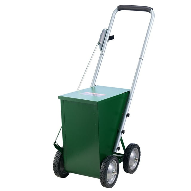 STAWAY Marqueur de Ligne Sèche Heavy Duty 4 Roues - Capacité de 50 lbs, Lignes Réglables de 2 Pouces et 4 Pouces, Parfait pour les Terrains de Sport, Installation Facile et Roues en Métal Durables
