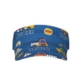 thumbnail image 3 of Balery Construction Vehicles Sport Wear Athletic Visor Sun Sports Visor Hat Visor Adjustable Cap for Women and Men (One Size), 3 of 8