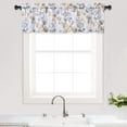 thumbnail image 2 of Kitchen Valances Curtain, Rod Pocket Rustic Floral Printed Valance Short Curtains, 2 of 9