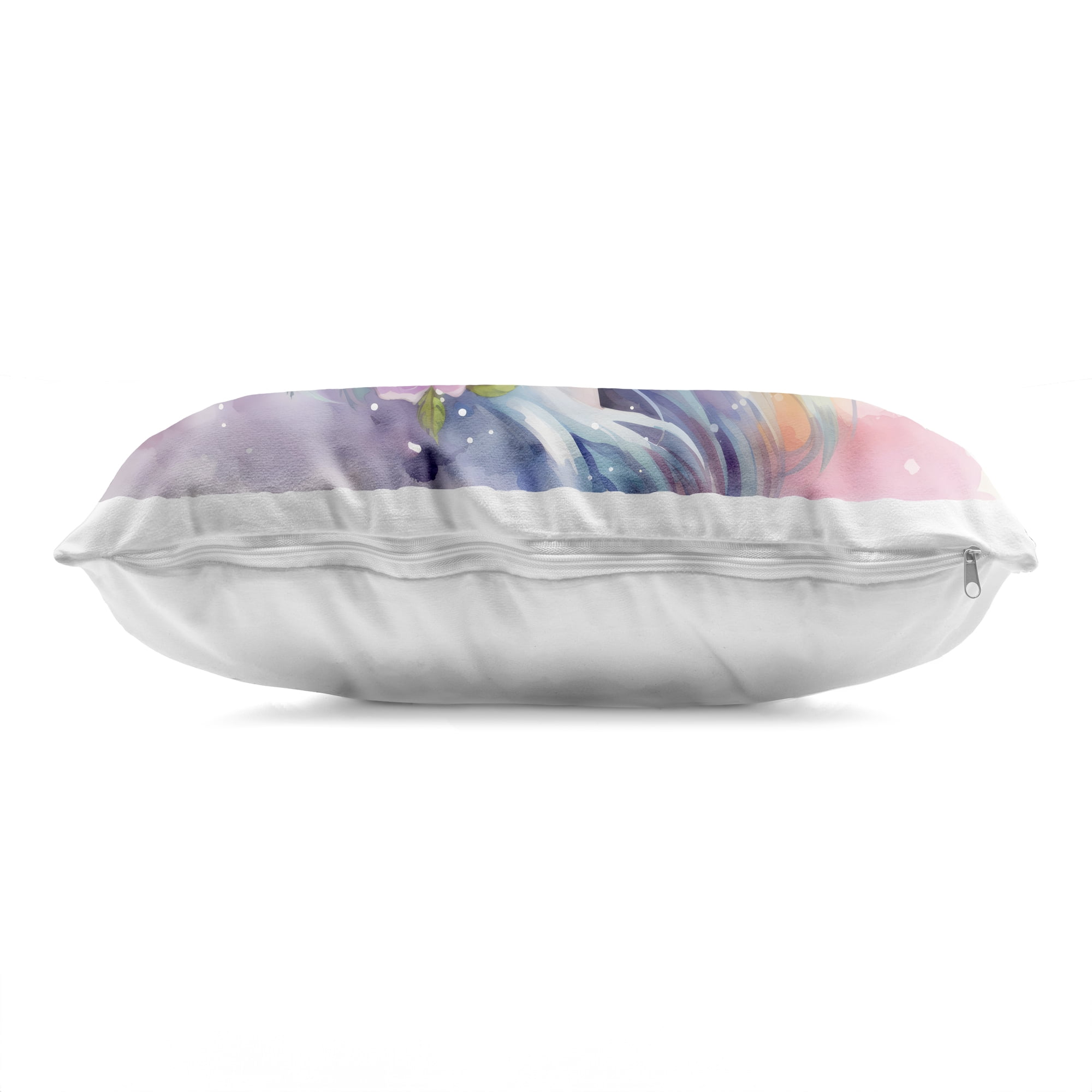 Stupell Industries Magical Unicorn with Blossoms Decorative Printed Throw Pillow, design by Creative Studio