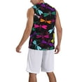 thumbnail image 2 of Sikiie Colorful Dragonflies Basketball Jersey Reversible Men's Mesh Athletic Sports Shirts Training Practice S-4XLX-Large, 2 of 6