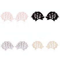 Mall of Style - Porcupines Earrings for Women - Quill Studs Stainless Steel (Porcupine)