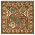 thumbnail image 6 of SAFAVIEH Heritage Abbey Traditional Wool Area Rug, Green/Red, 3' x 5', 6 of 10