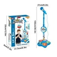 thumbnail image 3 of ChicYu Childrens Microphone Toy with Dazzling Lights Boys Girls Microphone Stand Play Songs Singing Performance Toy, 3 of 5