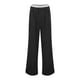 thumbnail image 3 of WILLBEST Pantalones Casuales de Verano para Mujer, con Rayas, Cintura Alta, Patchwork, Bolsillos Colgantes, Pierna Recta, Pantalones de Traje Casuales para Mujer Moderna Grande, 3 of 7
