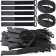 thumbnail image 2 of 30/20/10Pcs Reusable Hook Loop Cinch Straps Nylon Cable Ties Organizer Adjustable Fastener Securing Cable Straps Cord Management Green 20x200mm 20Pcs, 2 of 6