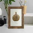 thumbnail image 5 of Gilded Toiletries II - Framed Print w/glass - Walnut, 5 of 8
