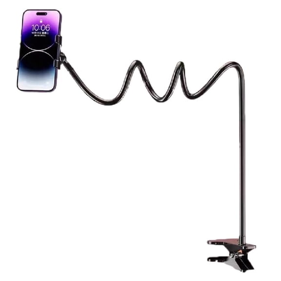 ROZYARD Flexible Arm Bed Table Mount Small Bendable Phone Holder Clip for Smartphones