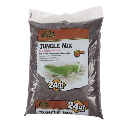 UPC: 0096316113053 | Zilla Pet Reptile Terrarium Substrate Bedding  Moss Jungle Mix for Reptiles  24 Quart