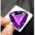 thumbnail image 6 of 78 Carat Beautiful Purple Amethyst Trillion 925 Solid Silver Pendant Gemstone, 6 of 9