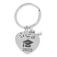 thumbnail image 3 of Inspirational Graduation Keychain Students Class Of 2025 Key Chain Stainless Steel Keepsake Novelty Keychains For College High School Seniors, 3 of 8