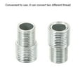 thumbnail image 5 of Uxcell M12 to M10 20mm Long Double Male Threaded Reducer Bolt Screw Fitting Adapter 5 Pack, 5 of 5