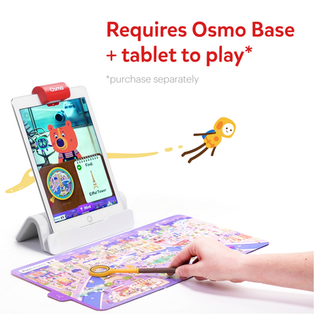 Osmo - Detective Agency Interactive Game - Ages 5-12 - Solve Global Mysteries - For iPad or Fire Tablet (Osmo Base Required)