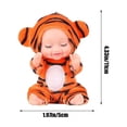 thumbnail image 3 of EGNMCR 5 Inch Mini Doll Dolls Dolls Cute Kids Doll Toys With Animals Costumes For Kids 3 Years And Up Cute Little Babies Kids Birthday Gift Kids Doll, 3 of 8