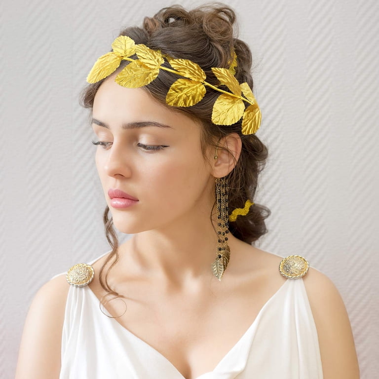 12pcs Gold Laurel Crown, Greek Goddess Headpiece for Women  display picture 2